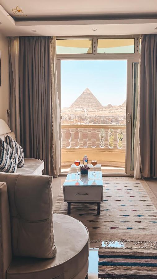 Queen Pyramids View Apartment Kairo Bagian luar foto
